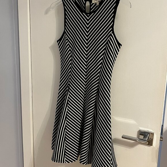 Casual and fun black and white zebra dress - Picture 3 of 7